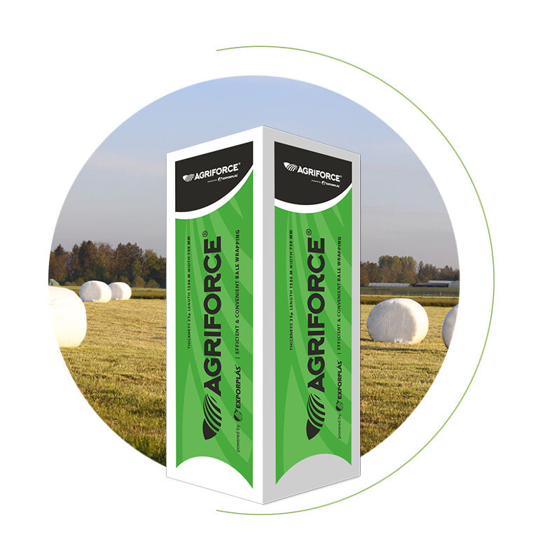 Agriforce Black Silage Film 750 x 1500mtrs - 25mu
